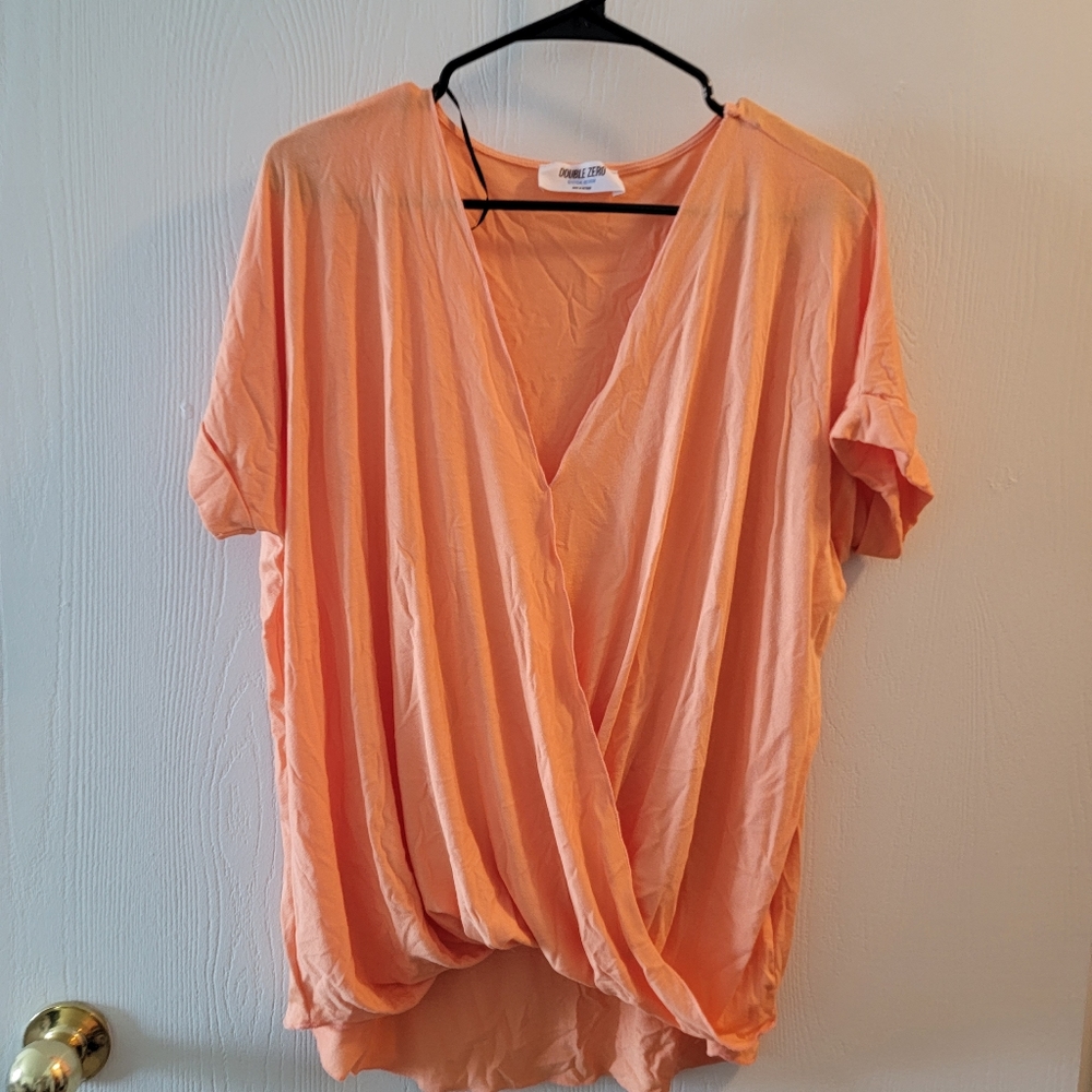 Impressions Boutique Oversized Orange Blouse